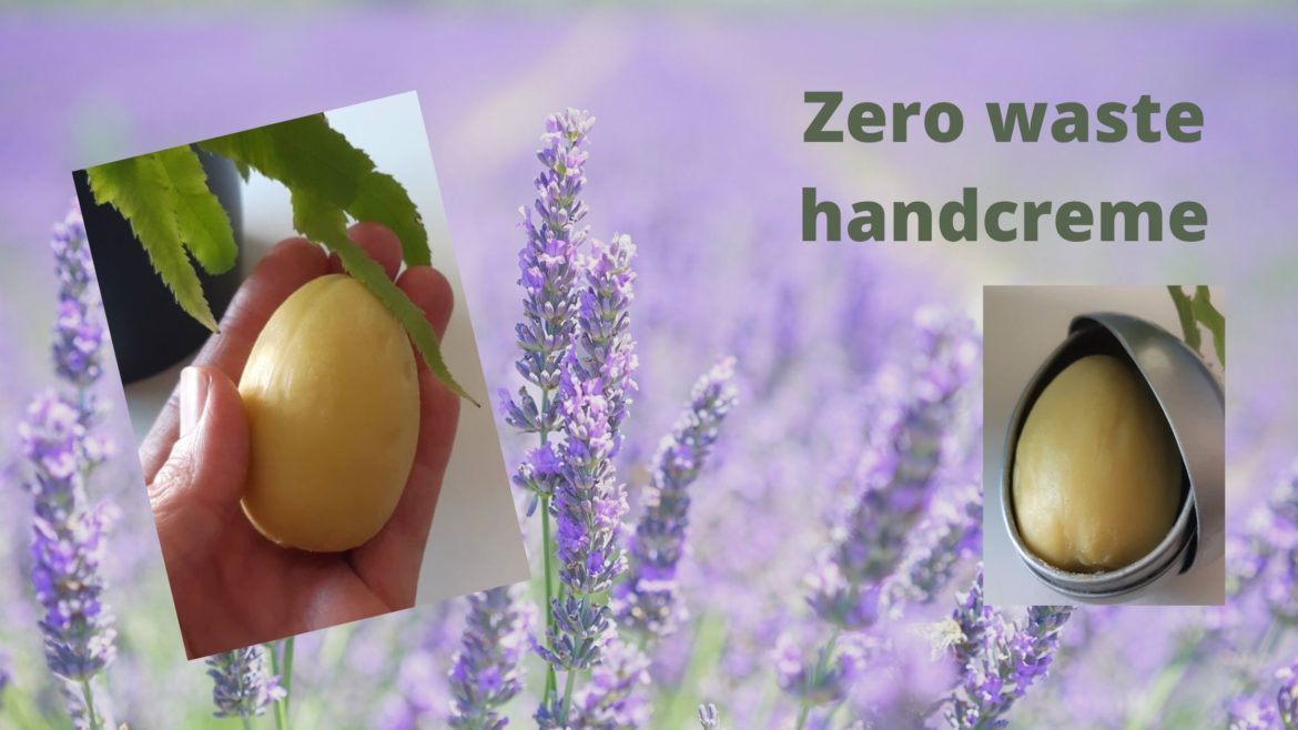 natuurlijke zero waste handcreme