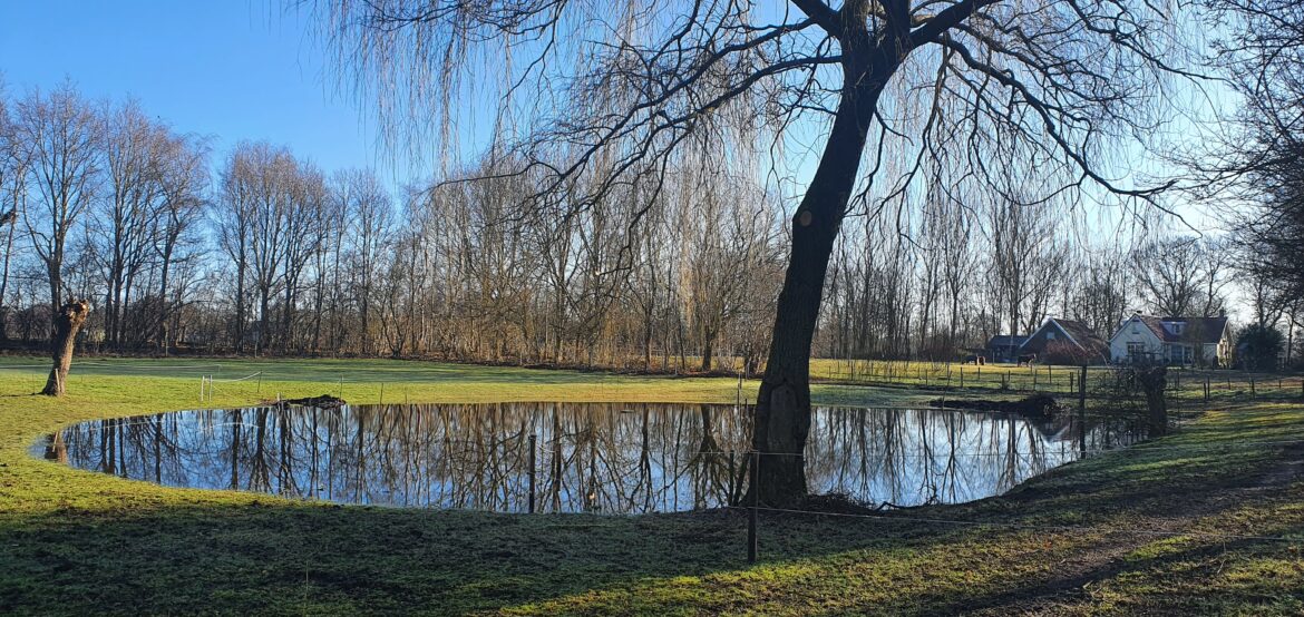 Pingoruïne in het Westerkwartier