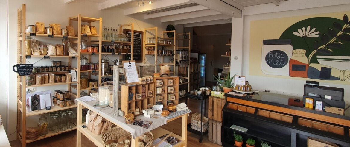 Potje Met de verpakkingsvrije winkel