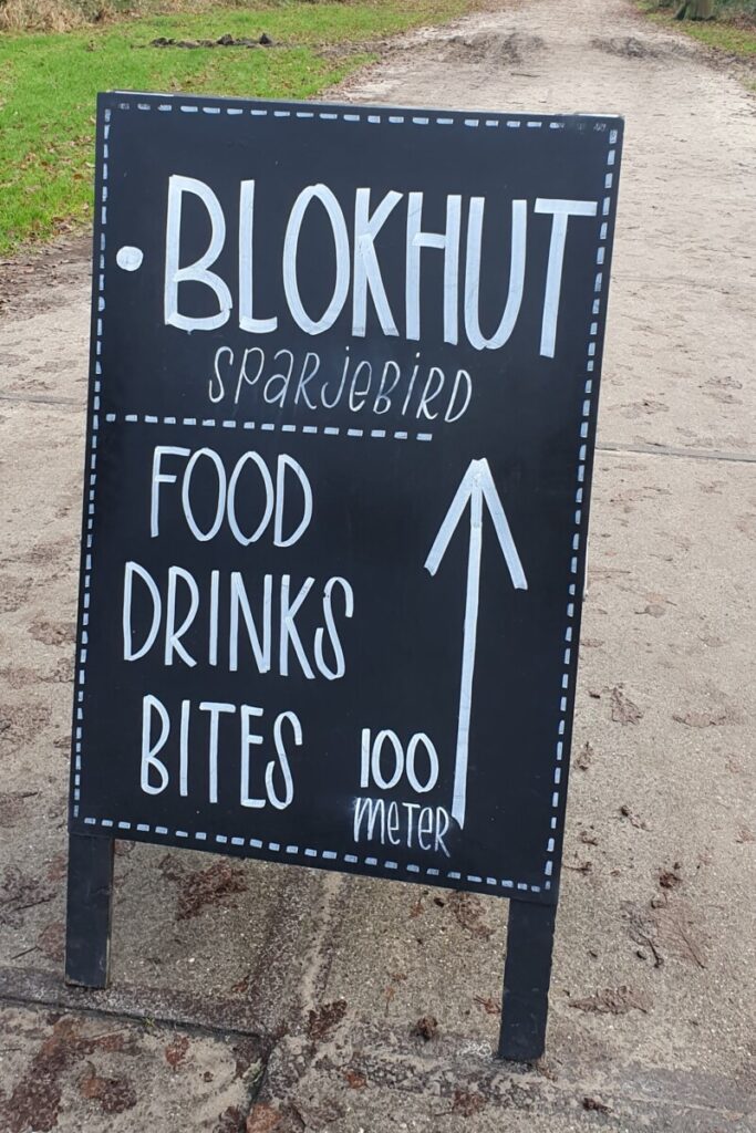 Lunchroom blokhut Sparjebird