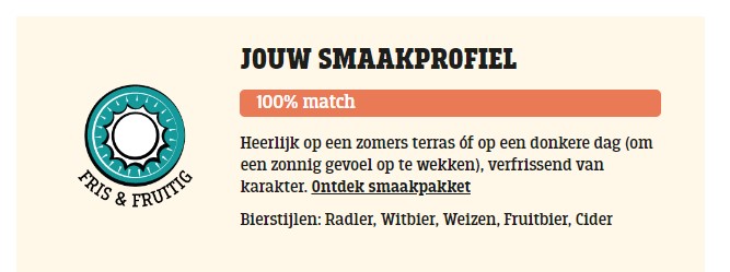 Bier smaaktest online