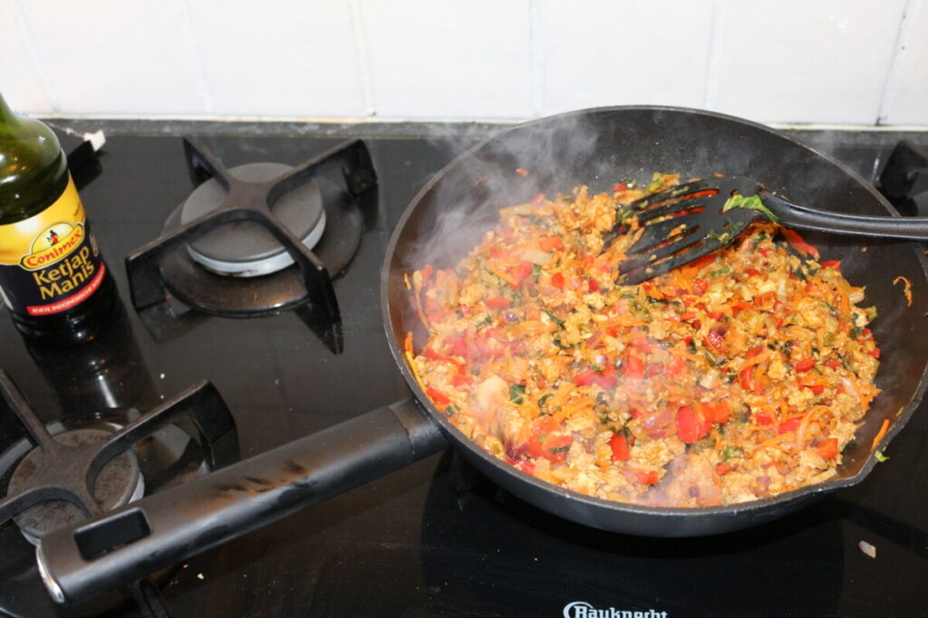 Loempia maken oven