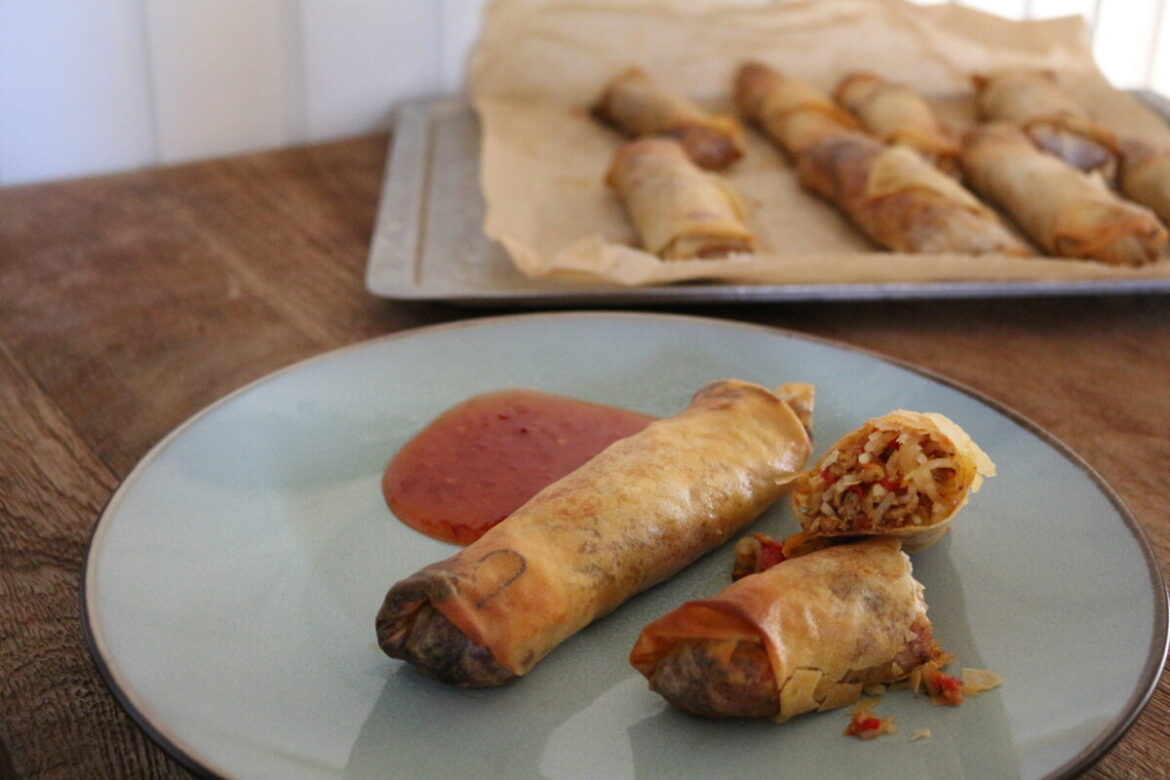 Loempia’s uit de oven of airfryer Loempia's uit de oven of airfryer