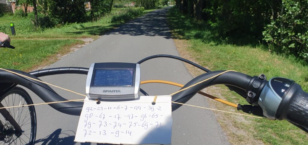 Knooppunten fietsroute Achtkarspelen